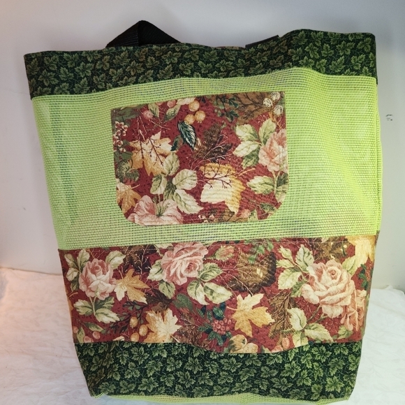 Handmade quilted shopping bag - Picture 5 of 6